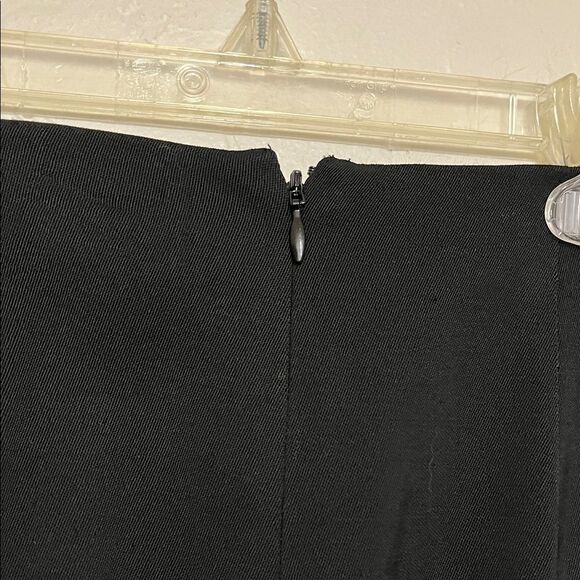 Vince Asymmetrical Black Lagenlook Minimalist Midi Skirt Modern Office Work - Picture 6 of 11